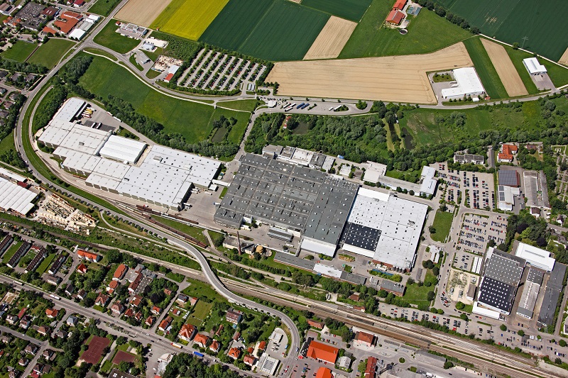 Aerial view of BSH Dillingen